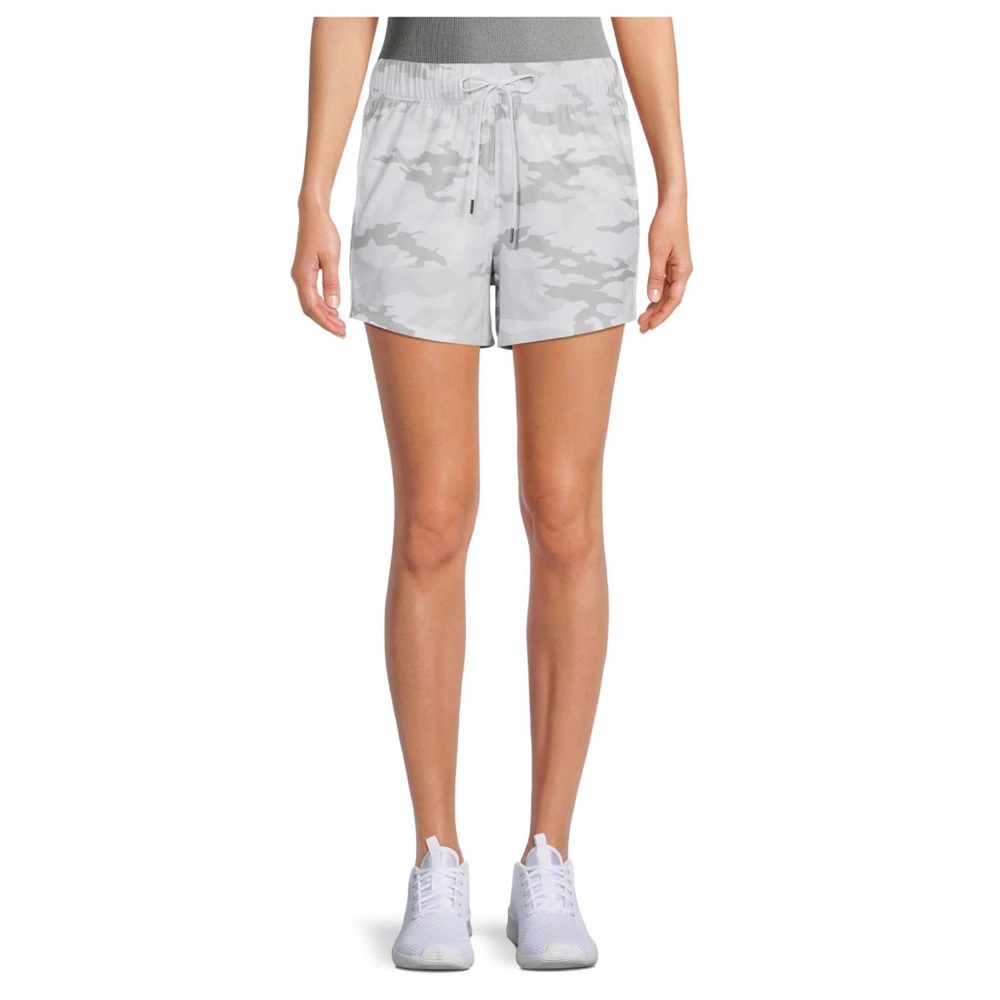 Athletic Works Women's  ButterCore Soft Performance Gym Shorts, color: grey camo